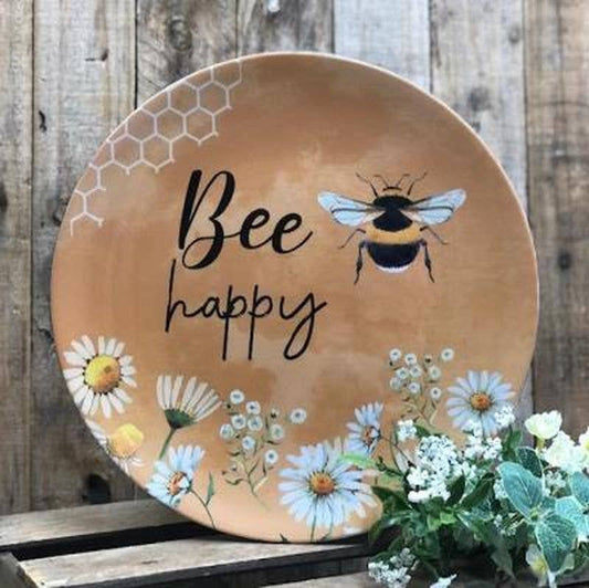 Bee Happy Plate