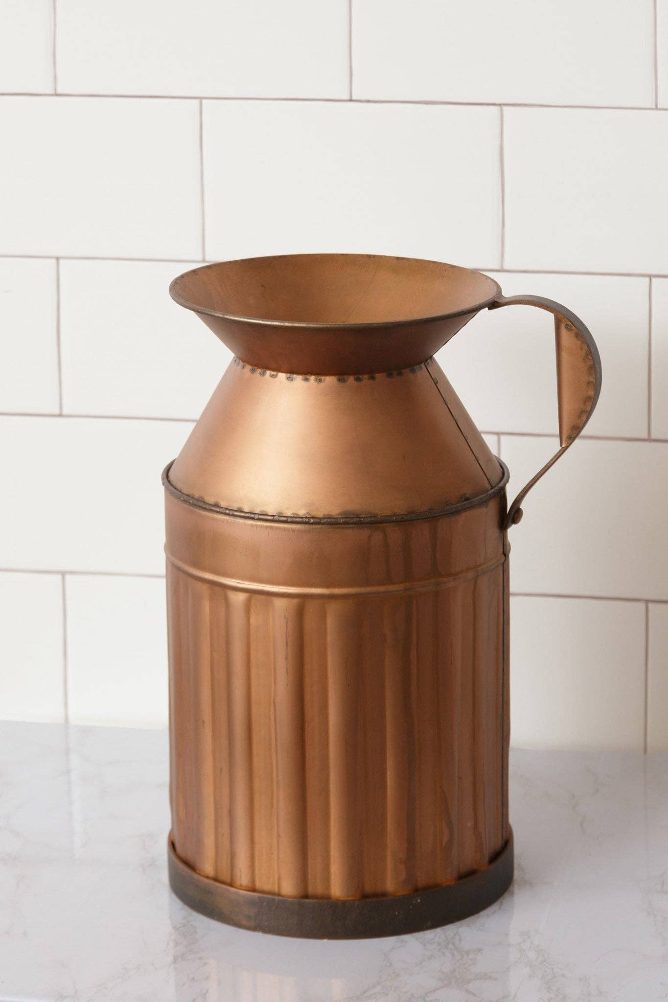 Milk Can Pitcher - Weathered Copper