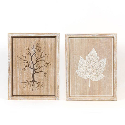 Tree & Leaf Reversible Picture