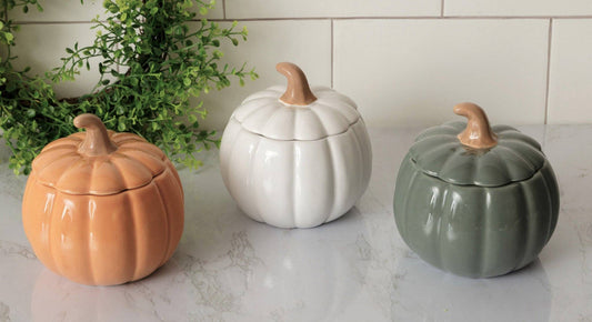 Covered Pumpkin Bowls