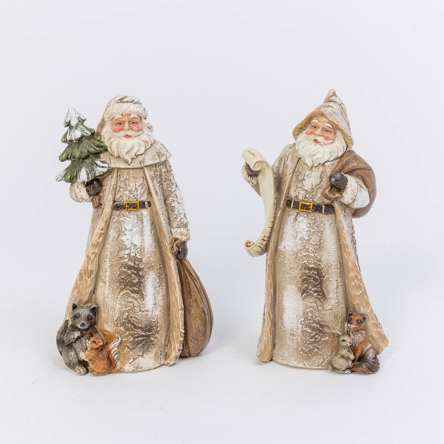 Resin Holiday Santa Figurine