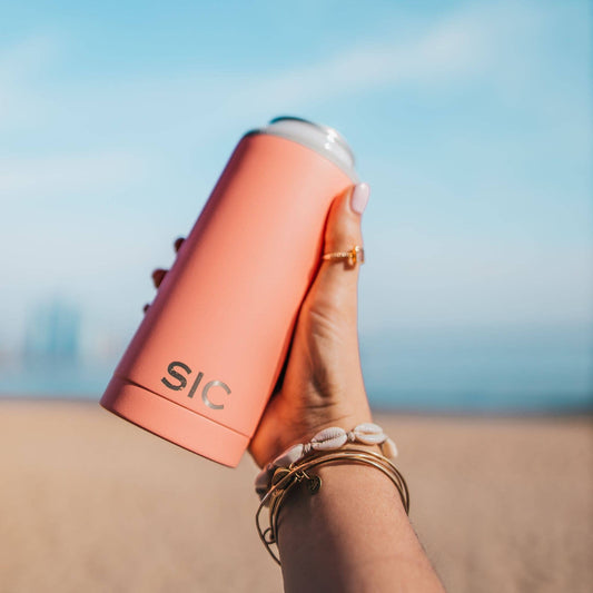 Slim Can Cooler Matte Coral