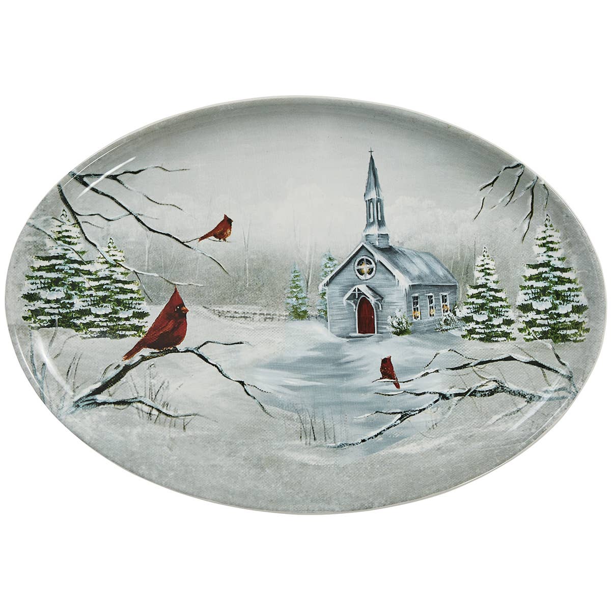 All Is Calm Oval Platter