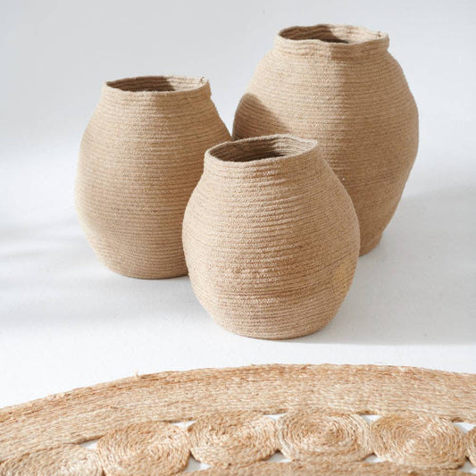 Vaso Jute Floor Baskets