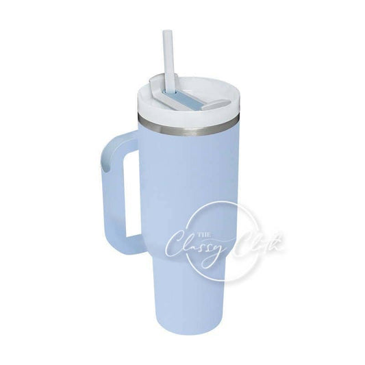 Quencher Tumbler 40 oz w/ Grip - Sky Blue