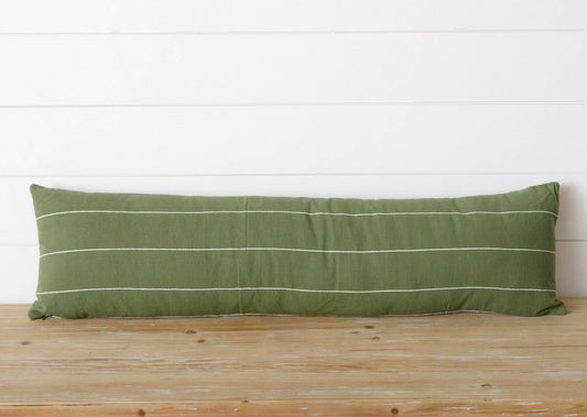 Lumbar Pillow - Green Kantha