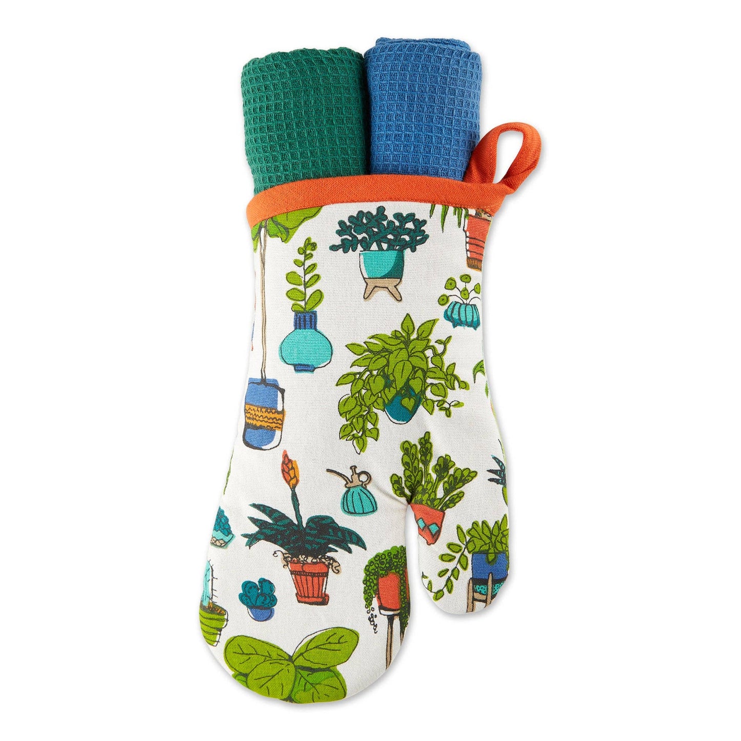 Potted Plants Oven Mitt Set