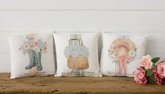 Mini Pillows - Spring Elements