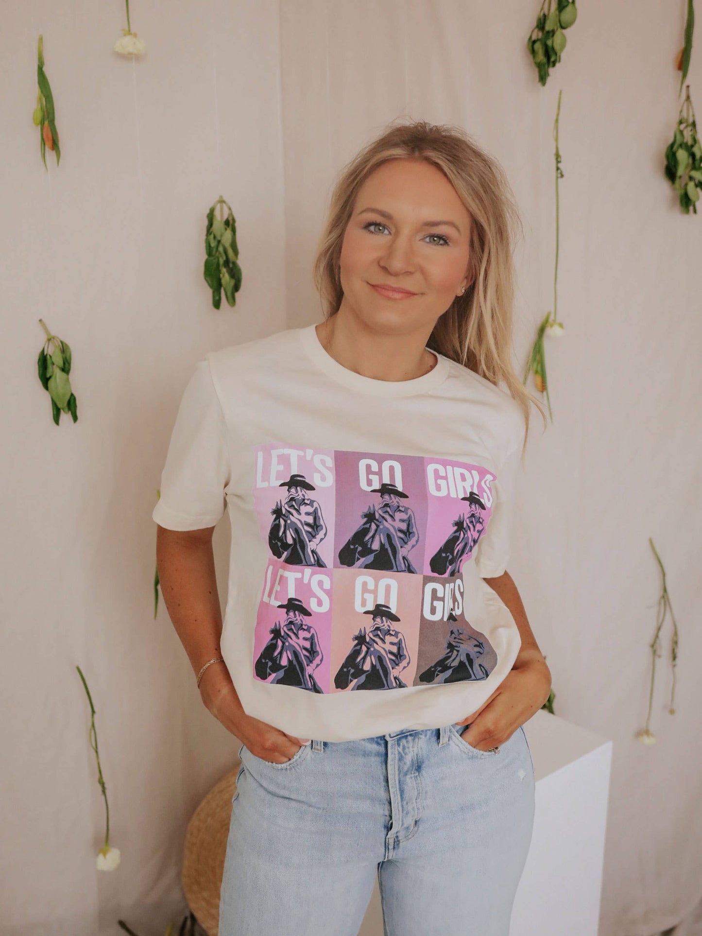 Let's Go Girls Color Pop Graphic Tee