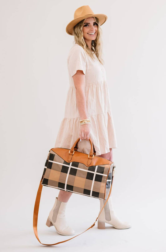 Vienna Overnighter: Camel + Tan
