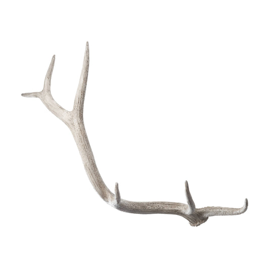 Weathered Resin Decorative Elk Antler