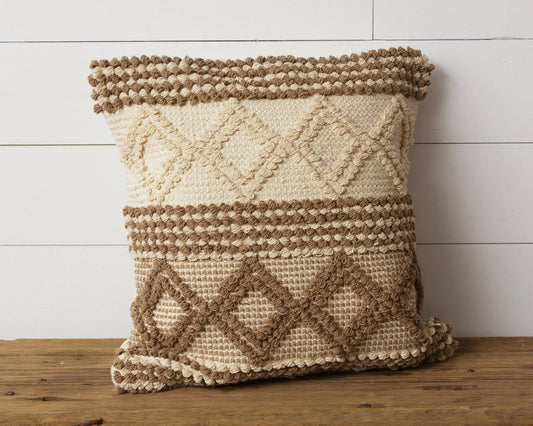 Tan Diamond Pillow